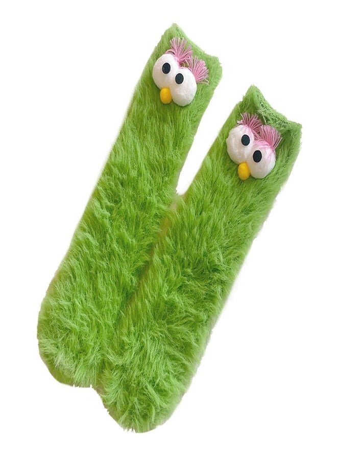 TFTSR Crazy Funny Fuzzy Silly Socks for Kids Women,Girls Fluffy Slipper Novelty Fun Socks,Boy Men Cute Cozy Soft Animal Sock - Image 1
